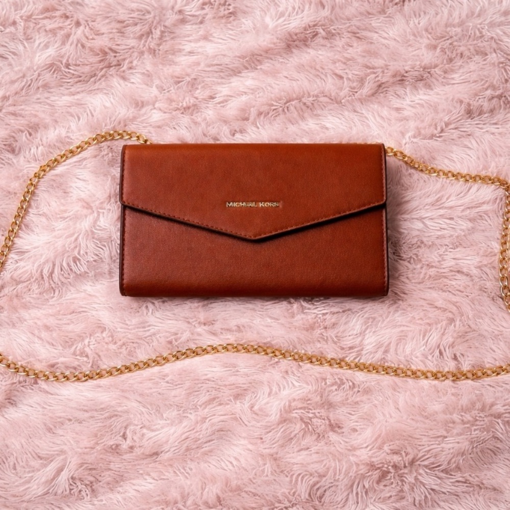 Michael Kors  Brown Leather Crossbody bag